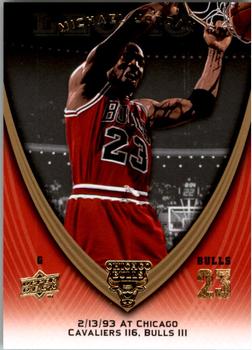 2008-09 Upper Deck Michael Jordan Legacy Collection #637 Michael Jordan - Game 637 Front