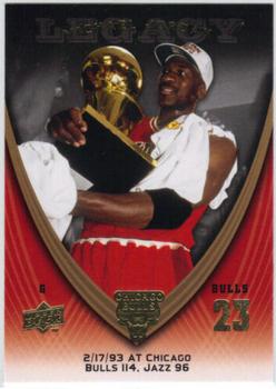 2008-09 Upper Deck Michael Jordan Legacy Collection #639 Michael Jordan - Game 639 Front
