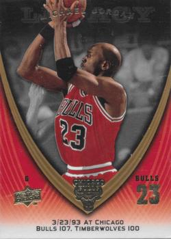 2008-09 Upper Deck Michael Jordan Legacy Collection #651 Michael Jordan - Game 651 Front