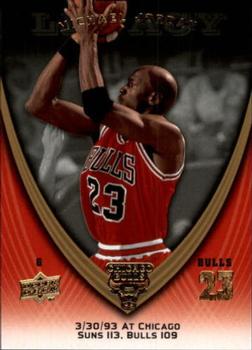 2008-09 Upper Deck Michael Jordan Legacy Collection #654 Michael Jordan - Game 654 Front