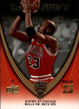 2008-09 Upper Deck Michael Jordan Legacy Collection #655 Michael Jordan - Game 655 Front