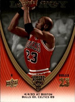 2008-09 Upper Deck Michael Jordan Legacy Collection #656 Michael Jordan - Game 656 Front