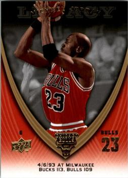 2008-09 Upper Deck Michael Jordan Legacy Collection #657 Michael Jordan - Game 657 Front