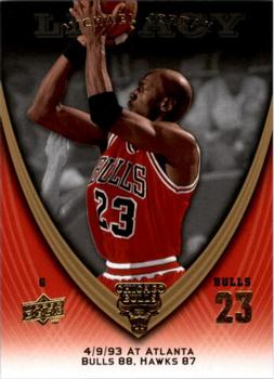 2008-09 Upper Deck Michael Jordan Legacy Collection #658 Michael Jordan - Game 658 Front
