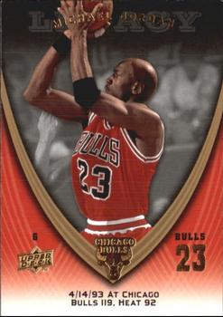2008-09 Upper Deck Michael Jordan Legacy Collection #661 Michael Jordan - Game 661 Front