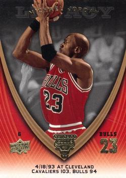 2008-09 Upper Deck Michael Jordan Legacy Collection #663 Michael Jordan - Game 663 Front