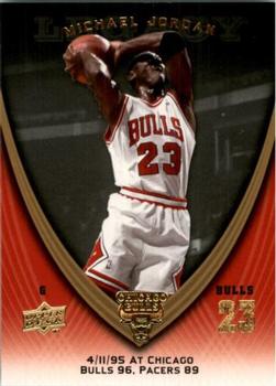 2008-09 Upper Deck Michael Jordan Legacy Collection #678 Michael Jordan - Game 678 Front