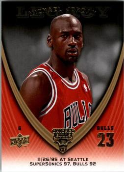 2008-09 Upper Deck Michael Jordan Legacy Collection #696 Michael Jordan - Game 696 Front