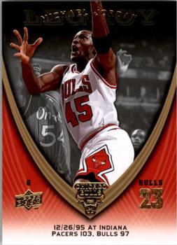2008-09 Upper Deck Michael Jordan Legacy Collection #710 Michael Jordan - Game 710 Front