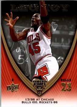 2008-09 Upper Deck Michael Jordan Legacy Collection #713 Michael Jordan - Game 713 Front
