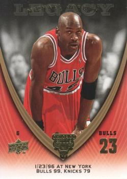 2008-09 Upper Deck Michael Jordan Legacy Collection #722 Michael Jordan - Game 722 Front