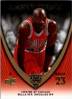 2008-09 Upper Deck Michael Jordan Legacy Collection #723 Michael Jordan - Game 723 Front