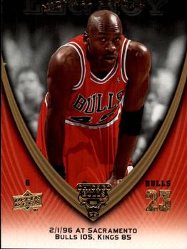 2008-09 Upper Deck Michael Jordan Legacy Collection #727 Michael Jordan - Game 727 Front