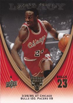 2008-09 Upper Deck Michael Jordan Legacy Collection #73 Michael Jordan - Game 73 Front