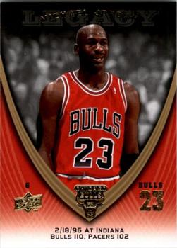 2008-09 Upper Deck Michael Jordan Legacy Collection #735 Michael Jordan - Game 735 Front