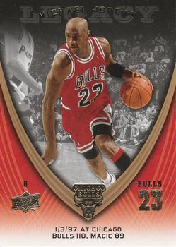 2008-09 Upper Deck Michael Jordan Legacy Collection #798 Michael Jordan - Game 798 Front