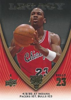 2008-09 Upper Deck Michael Jordan Legacy Collection #80 Michael Jordan - Game 80 Front