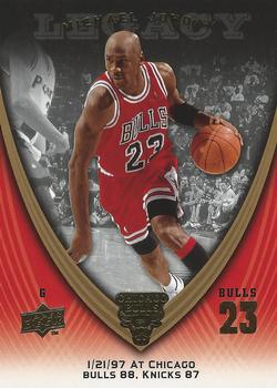 2008-09 Upper Deck Michael Jordan Legacy Collection #806 Michael Jordan - Game 806 Front