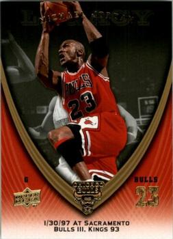 2008-09 Upper Deck Michael Jordan Legacy Collection #810 Michael Jordan - Game 810 Front