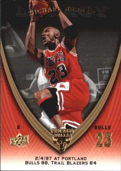 2008-09 Upper Deck Michael Jordan Legacy Collection #813 Michael Jordan - Game 813 Front