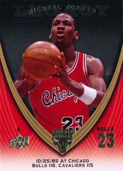 2008-09 Upper Deck Michael Jordan Legacy Collection #83 Michael Jordan - Game 83 Front