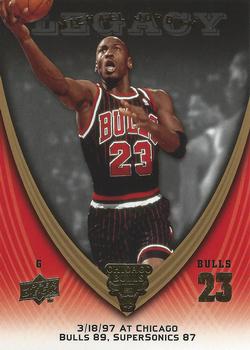2008-09 Upper Deck Michael Jordan Legacy Collection #832 Michael Jordan - Game 832 Front