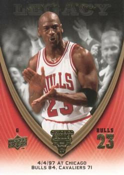 2008-09 Upper Deck Michael Jordan Legacy Collection #840 Michael Jordan - Game 840 Front