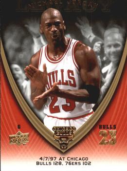 2008-09 Upper Deck Michael Jordan Legacy Collection #842 Michael Jordan - Game 842 Front