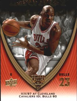 2008-09 Upper Deck Michael Jordan Legacy Collection #855 Michael Jordan - Game 855 Front