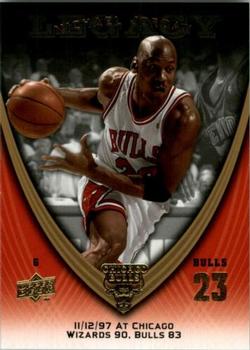 2008-09 Upper Deck Michael Jordan Legacy Collection #856 Michael Jordan - Game 856 Front