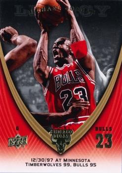 2008-09 Upper Deck Michael Jordan Legacy Collection #878 Michael Jordan - Game 878 Front
