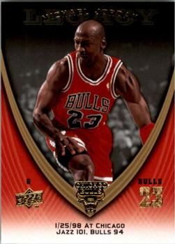 2008-09 Upper Deck Michael Jordan Legacy Collection #891 Michael Jordan - Game 891 Front