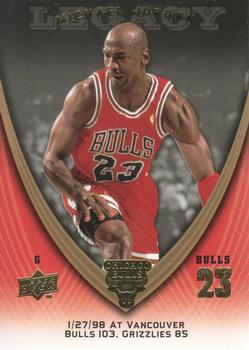 2008-09 Upper Deck Michael Jordan Legacy Collection #892 Michael Jordan - Game 892 Front