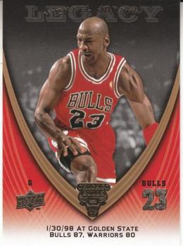 2008-09 Upper Deck Michael Jordan Legacy Collection #894 Michael Jordan - Game 894 Front