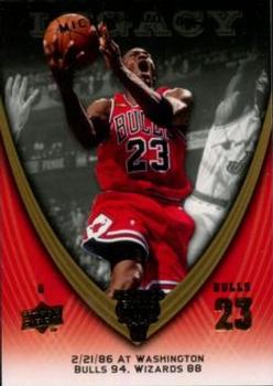 2008-09 Upper Deck Michael Jordan Legacy Collection #904 Michael Jordan - Game 904 Front
