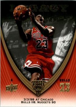 2008-09 Upper Deck Michael Jordan Legacy Collection #908 Michael Jordan - Game 908 Front