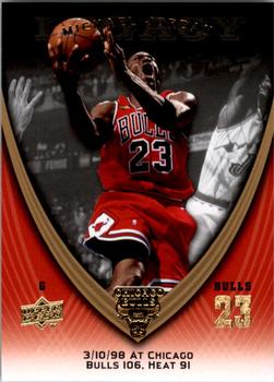 2008-09 Upper Deck Michael Jordan Legacy Collection #910 Michael Jordan - Game 910 Front