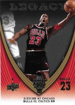 2008-09 Upper Deck Michael Jordan Legacy Collection #917 Michael Jordan - Game 917 Front