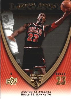 2008-09 Upper Deck Michael Jordan Legacy Collection #919 Michael Jordan - Game 919 Front