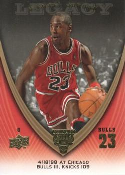 2008-09 Upper Deck Michael Jordan Legacy Collection #930 Michael Jordan - Game 930 Front