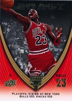2008-09 Upper Deck Michael Jordan Legacy Collection #956 Michael Jordan - Game 956 Front