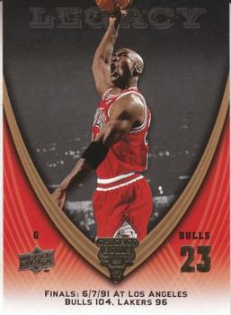 2008-09 Upper Deck Michael Jordan Legacy Collection #998 Michael Jordan - Game 998 Front