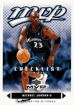 2003-04 Upper Deck MVP #200 Michael Jordan - Checklist: 118-230 Front