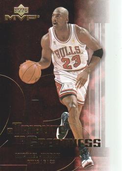 2003-04 Upper Deck MVP - A Tribute to Greatness #MJ7 Michael Jordan Front
