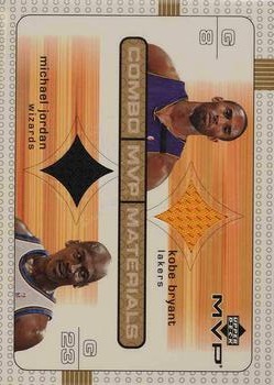 2003-04 Upper Deck MVP - Combo Materials #KB/MJ Kobe Bryant / Michael Jordan Front