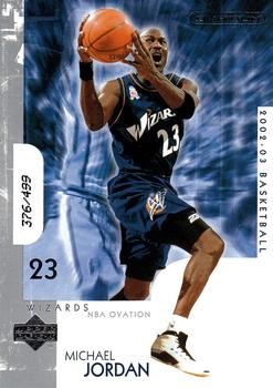 2002-03 Upper Deck Ovation #98 Michael Jordan Front
