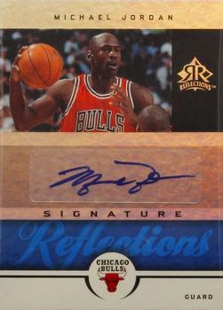 2005-06 Upper Deck Reflections - Signature Reflections Blue #SR-MJ Michael Jordan Front