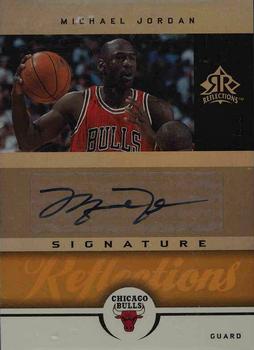 2005-06 Upper Deck Reflections - Signature Reflections Gold (5) #SR-MJ Michael Jordan Front