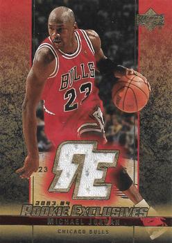 2003-04 Upper Deck Rookie Exclusives - Jerseys #J60 Michael Jordan Front