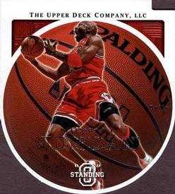 2003-04 Upper Deck Standing O - Die Cuts/Embossed #9 Michael Jordan Front